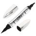 FRCOLOR FRCOLOR Eyebrow Pencil and Eyeliner 2-in-1 Microblading Eyebrow Pen with 4 Fork Tip Applicator Dark Brown Eyebrow Pencil with Eyeliner for Eye Makeup