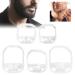 Professional Mustache Shaping Tool | Beard Shaper Template - ABS White for Precision Grooming - Buy Online on GoSupps.com
