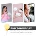 LALAFINA Lollipop Shaped Powder Puff - Soft Fluffy Makeup Applicator for Women & Girls | Ideal for Loose Powder & Body Makeup - Buy Online on GoSupps.com