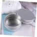 TEHAUX Box travel jar cosmetic sample jars Powder Jar Aluminum Storage Jar cosmetic sample tin containers round cream pot aluminum tin jar jars with lids empty cream jar Salve Jar nut tea - Buy Online on GoSupps.com