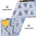 HOMSFOU 1pc Cheese Silicone Mold Cheese Silicone Baking Candy Silicone Molds for Candles Silicone Soap Ice Cream Mould Cheese Fondant Cheese Shape Baking White Silica Gel Mousse - Buy Online on GoSupps.com