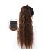 Ponytail Extensions 22" Synthetic Fluffy Curly Ponytail Hairpieces Clip in Ponytail Hair Extensions for Women Long Corn Wave Ponytail Extensions for Women(Color:004) 22inch 004