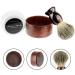 Frcolor Men's Hair Shaving Brush Set - Wooden Cup Bowl Soap Razor Accessories | Premium Shaving Kit for Barber & Home Use - Buy Online on GoSupps.com
