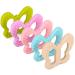 PREMYO Butterfly Teething Ring - BPA Free Silicone Cooling Teething Aid for Babies - Pink | Relieve Teething Pain - Buy Online on GoSupps.com