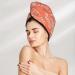 Marine Coral Microfiber Hair Towel | Soft Super Absorbent & Quick Dry for Long Curly Thick Hair - Buy Online on GoSupps.com