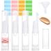 Pwsap 0.2oz (5ml) Vacuum Cosmetic Travel Container  4 Foundation Pump Bottles with Funnel+ Label Paper  Upgraded Arc Pump Head  Liquid Foundation  Segregation Frost  Eye Cream Dispense Bottle