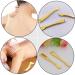 MAGICLULU Lot de 2 Spatules pour Cr me pour Le Visage Planche de Massage Applicateur de Cr me Outil de Massage Des Yeux Voyage 3 Pi ces 10x2cmx2pcs dor x2pcs - Buy Online on GoSupps.com