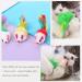 Neikafan Dofu 20 Pcs Furry Mouse Cat Toys Interactive Cat Toys Mouse Rattle Mice for Cat Animals Hunter Toy with Feather Tail for Cats Kittens Play Kick Bite Chew( Assorted Color ) - Buy Online on GoSupps.com
