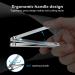 Kaasage Professional Stainless Steel Nail Clipper and File - Heavy Duty Cutter with Ergonomic Long Handle for Men, Women, Seniors - Silver - Buy Online on GoSupps.com