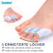 Sumifun Gel Toe Spreader - 10x Small Toe Protection for Overlapping & Curled Toes | Blue Gel Separator for Friction Pain Relief - Buy Online on GoSupps.com