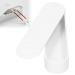 Zerodis Cotton Swab Box Cartoon Bear Pattern Mini Travel Swab Case Unique Keepsake Trinket Box with Cover for Home Office(White)
