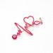Stethoscope Brooch Pin | Electrocardiogram Heart Shaped Lapel Pin for Clothing & Bags - Perfect Decoration for Men & Women - Buy Online on GoSupps.com