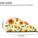 Hair Towel Wrap - Quick Drying Towel Turban with Button | Sunflowers & Butterflies Design - Buy Online on GoSupps.com