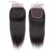 10 Inch Brazilian Virgin Human Hair Straight Lace Closure | Free Part 4x4 Natural Black Baby Hair - Buy Online on GoSupps.com