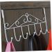 PRETYZOOM Hanging Hooks Hook Over Door Clothes Hanger Rack Over The Door Hanger Coat Hanger Rack No Trace Towel Rack Metal Hangers medium White - Buy Online on GoSupps.com