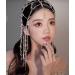 Xerling 1920s Flapper Crystal Beads Tassel Cap Headpiece - Elegant Bridal & Cleopatra Hair Accessories for Women - Buy Online on GoSupps.com