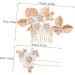 FOMIYES 1 Set Leaves and Flowers Hair Comb Bride Hair Comb Hair Accessories for Bridesmaids Headpiece for Wedding Decoration Flower Hair Accessories Flower Hair Pin Flower Hair Combs - Buy Online on GoSupps.com