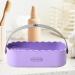 MagiDeal 3 in 1 Makeup Brush Cleaner Bowl Hanging Basket Portable Storage Multifunctional Brushes Cleaning Tool for Salon Bathroom Men violet - Buy Online on GoSupps.com