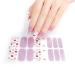 Glitter Cow Pattern Semi Cured Gel Nail Polish Strips Self Adhesive Full Nail Wraps Nail Polish Stickers Semi Cured Gel Nail Polish Strips Multi-color