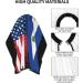 USA El Salvador Flag Barber Cape | Professional Waterproof Hair Cutting Apron - 55x66 for Stylists & Home Use - Buy Online on GoSupps.com