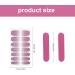 TSHAOUN 20 Sheet Nail Stickers - Glitter Self-Adhesive Nail Foils & 2 Nail Files for DIY Fashion Decoration | International Shipping - Buy Online on GoSupps.com