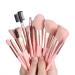 15Pcs Pink Makeup Brushes Set with 3Pcs Sponges - Professional Synthetic Brushes for Women and Kids - Face, Eyes, and Blush Makeup Tools - Buy Online on GoSupps.com