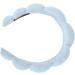 Soft And Absorbent Sponge Headband for Women - Prevent Slip Cute Padded Hair Band with Elastic Blue - Buy Online on GoSupps.com