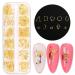 800+ Gold Nail Micro Caviar Beads & Charms Kit with Tweezers - 3D Nail Art Decorations & Accessories - Buy Online on GoSupps.com