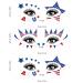 Patriotic Temporary Tattoos - 10 Sheets Independence Day Face Stickers with Flag and Star Designs - Buy Online on GoSupps.com