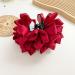 Large Silk Flower Bow Hair Claw Jaw Clips Stylish Hair Clamps Wedding Barrettes Hair Accessories for Women and Girls Wine Red - Buy Online on GoSupps.com