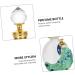 IWOWHERO 1pc Peacock Essential Oil Bottle Glass Perfume Bottle Liquid Bottle Women Perfume Bottle Liquid Dispenser Empty Perfume Bottle Home Perfume Bottle Glass Empty Holder Liquid Holder 10.50X3.10X2.20CM Green - Buy Online on GoSupps.com