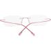 Super Light Rimless Titanium Reading Glasses +2.50 for Men & Women - Stylish Pink Reading Aid - Buy Online on GoSupps.com
