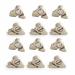 SBTRKT 10 Pairs 2.5mm Eyeglass Hinge Repair for Plastic Frame Sunglasses Great Hinge Replacement Eyeglass Parts