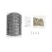 QWORK 4 Pack Cat Brush Wall Corner Grooming Brush - Adhesive & Mounting Screws (Gray) | Best Pet Grooming Tool for Cats - Buy Online on GoSupps.com