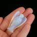 Hztyyier 1.5 inch Pocket Guardian Angel, Opalite Crystal Angel Gemstone Pocket Guardian Healing Angel Figurine Statue