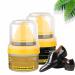 EHOTER 2024 NEW Leather Repair Cream with Sponge Applicator Liquid Shoe Polish 50ml Leather Shoe Polish Shoe Cream Shoe Polish Kit Protects Nourishes Leather Black+transparent