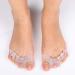 TOPINCN Toe Splint Straightener two toes and five toes Toe Separation Combination Toe Spacer for Correct Overlapping Toes for Fight Bunion