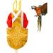 Mini Nymphensittich Bird Robe - Breathable Diaper for Canaries & Parrots | Mipcase Reusable Pet Washing Layers - Size L Yellow - Buy Online on GoSupps.com