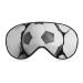 Sleeping Mask Soccer Cracked Wall Soft Eye Mask with Adjustable Strap Comfortable Blindfold Eyeshade for Night Sleep