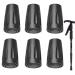 Walking Stick Rubber Tips Rubber Walking Cane Tips - Rubber Leg Tips Cane Accessories for Seniors Walker Leg Caps Rubber Feet No-Slip Grip Extra Stability Fulenyi