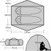 BISINNA 2 Person Camping Tent - Lightweight & Waterproof for Family Camping, Hiking, and Travel | Orange - Buy Online on GoSupps.com