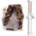 Mini Cordless Curling Iron 30W 2 in 1 USB Rechargeable Ceramic Hair Curling Wand Travel Hair Straightener Curler for Hair Styling Wet and Dry Use