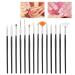 Nail Drawing Pen 15 DIY Nail Art Pen Tool Set Durable Nail Brush for Professional and Personal Use