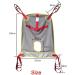 Lift Toileting Sling Large Mesh Sling for Shower Home Use Electric Transfer Belt with Head Support and Commode Opening Handicap Commode Full Body Sling 0627 - Buy Online on GoSupps.com