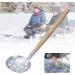 Alomejor 2 Pcs Ice Fishing Scoop Scoop Skimmer Ice Slush Scoop with Wood Handle Winter Outdoor Fishing Shovel Ice Tools Metal Wood Design - Buy Online on GoSupps.com
