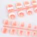 240Pcs Natural Fake Toenail Tips Set - Pink & White French False Toe Nail Tips for DIY Foot Manicure - Mwoot - Buy Online on GoSupps.com