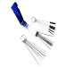 Carburetor Carbon Dirt Jet Cleaner Tool Kit 10125 Cleaning Wires Needles with Brushes Set of 3 Cleaning Brushes for Welder Carb Chainsaw Spray Guns Torch Tips Firing Stove Burner Holes