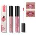 2PCS Cream Lip Gloss Sexy Women Lipstick Moisturising Liquid Lipstick Non-Fading Non-Stick to Cup Non-Stick to Cup 2024 New Waterproof Lip Gloss Vivid Colorful Lipgloss Women Makeup 03#+05#
