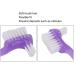 ZJchao False Teeth Cleaning Brush & Portable Denture Container - Elderly Gift for Home & Travel - Purple - Buy Online on GoSupps.com