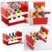 Ibasenice Colored Knock Stand Desktop Toy Set - Wooden Hammer Cutting Puzzle & Striking Toys for Kids - Buy Online on GoSupps.com